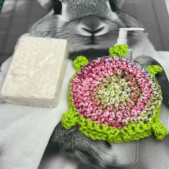 Handmade Crochet Cotton Soap Saver - One - Picture 6 of 7